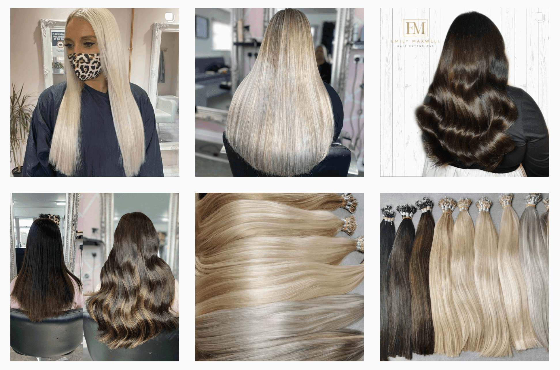 Melia Hair Extensions Instagram Grid Melia Hair Extensions Instagram Grid